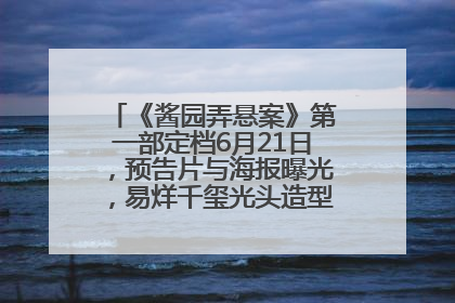 《酱园弄悬案》第一部定档6月21日，预告片与海报曝光，易烊千玺光头造型饰演“周瞎子”