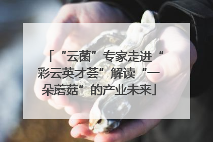 “云菌”专家走进“彩云英才荟”解读“一朵蘑菇”的产业未来