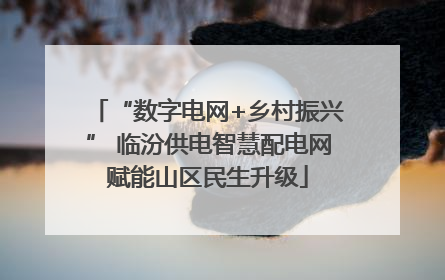 “数字电网+乡村振兴” 临汾供电智慧配电网赋能山区民生升级