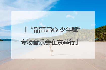 “韶音启心 少年赋”专场音乐会在京举行