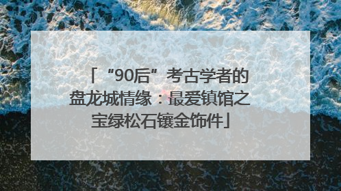 “90后”考古学者的盘龙城情缘：最爱镇馆之宝绿松石镶金饰件