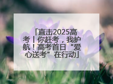 直击2025高考丨你赶考，我护航！高考首日“爱心送考”在行动