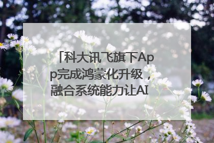 科大讯飞旗下App完成鸿蒙化升级，融合系统能力让AI服务触手可及
