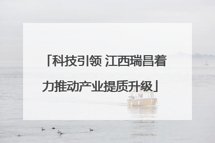 科技引领 江西瑞昌着力推动产业提质升级