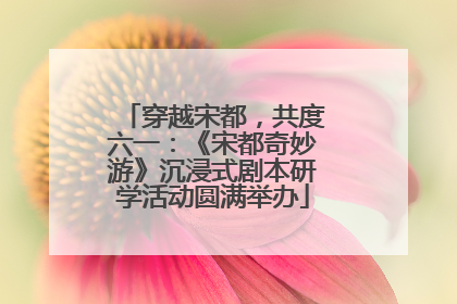 穿越宋都，共度六一：《宋都奇妙游》沉浸式剧本研学活动圆满举办