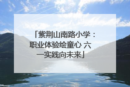 紫荆山南路小学：职业体验绘童心 六一实践向未来