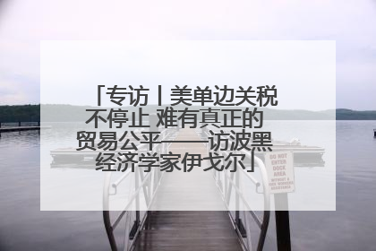 专访丨美单边关税不停止 难有真正的贸易公平——访波黑经济学家伊戈尔