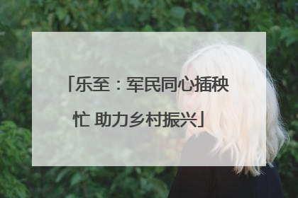 乐至：军民同心插秧忙 助力乡村振兴