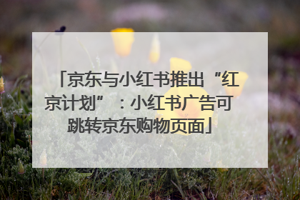 京东与小红书推出“红京计划”：小红书广告可跳转京东购物页面