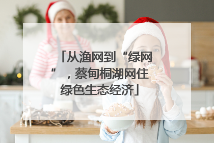 从渔网到“绿网”，蔡甸桐湖网住绿色生态经济