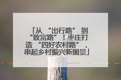 从 “出行路” 到 “致富路”！枣庄打造 “四好农村路”，串起乡村振兴新图景