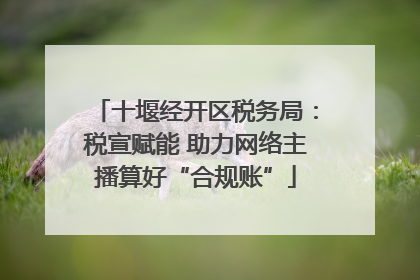 十堰经开区税务局：税宣赋能 助力网络主播算好“合规账”