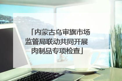 内蒙古乌审旗市场监管局联动共同开展肉制品专项检查