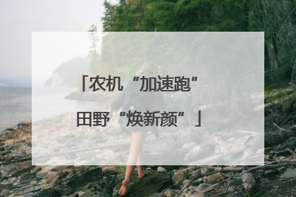 农机“加速跑” 田野“焕新颜”