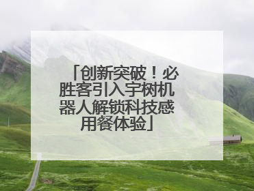 创新突破！必胜客引入宇树机器人解锁科技感用餐体验