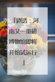 剧透：河南又一重磅博物馆即将开馆试运行