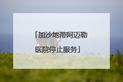 加沙地带阿迈勒医院停止服务