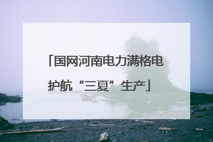 国网河南电力满格电护航“三夏”生产