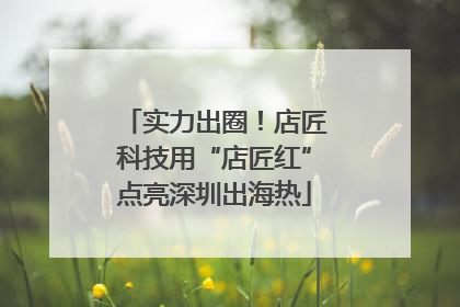 实力出圈！店匠科技用“店匠红”点亮深圳出海热