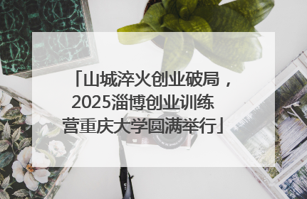山城淬火创业破局，2025淄博创业训练营重庆大学圆满举行