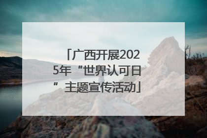 广西开展2025年“世界认可日”主题宣传活动