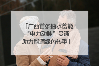 广西首条抽水蓄能“电力动脉”贯通 助力能源绿色转型