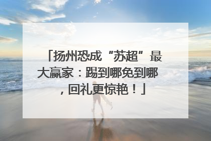 扬州恐成“苏超”最大赢家：踢到哪免到哪，回礼更惊艳！