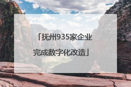 抚州935家企业完成数字化改造