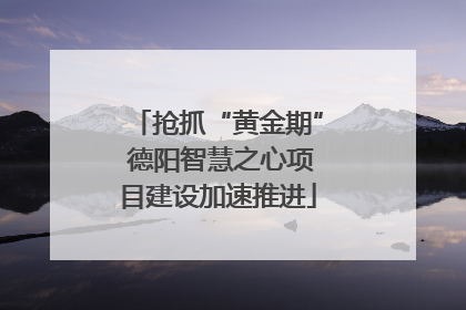 抢抓“黄金期” 德阳智慧之心项目建设加速推进