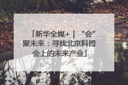 新华全媒+｜“会”聚未来：寻找北京科博会上的未来产业