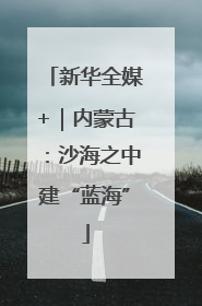 新华全媒+｜内蒙古：沙海之中建“蓝海”