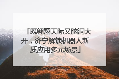 既翱翔天际又脑洞大开，济宁解锁机器人新质应用多元场景