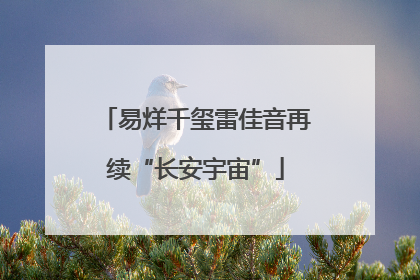 易烊千玺雷佳音再续“长安宇宙”