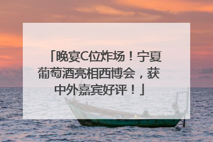 晚宴C位炸场！宁夏葡萄酒亮相西博会，获中外嘉宾好评！