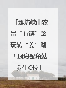 潍坊峡山农品“五链”②玩转“姜”湖！厨房配角站养生C位