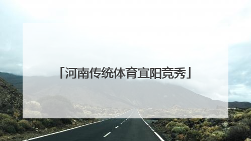 河南传统体育宜阳竞秀