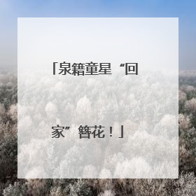 泉籍童星“回家”簪花！
