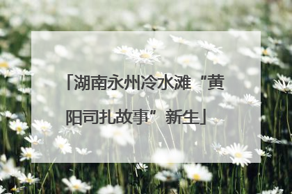 湖南永州冷水滩“黄阳司扎故事”新生
