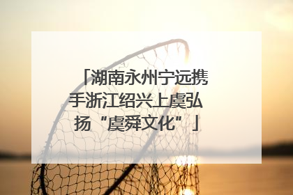 湖南永州宁远携手浙江绍兴上虞弘扬“虞舜文化”
