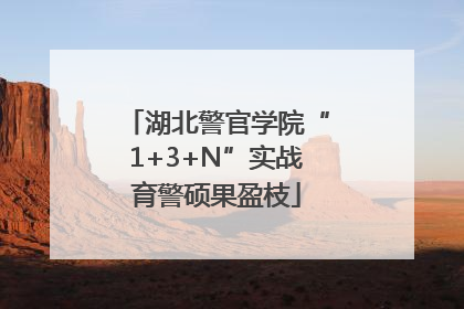 湖北警官学院“1+3+N”实战育警硕果盈枝