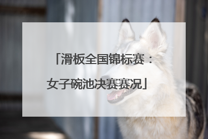滑板全国锦标赛：女子碗池决赛赛况