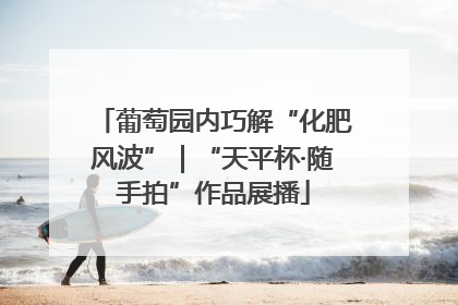 葡萄园内巧解“化肥风波”｜“天平杯·随手拍”作品展播