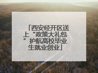 西安经开区送上“政策大礼包”护航高校毕业生就业创业