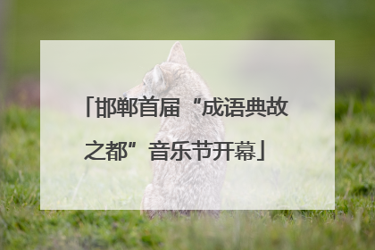 邯郸首届“成语典故之都”音乐节开幕