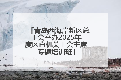 青岛西海岸新区总工会举办2025年度区直机关工会主席专题培训班