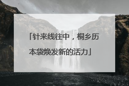 针来线往中，桐乡历本袋焕发新的活力