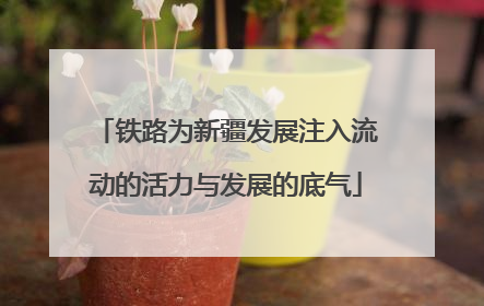 铁路为新疆发展注入流动的活力与发展的底气