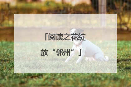阅读之花绽放“邻州”