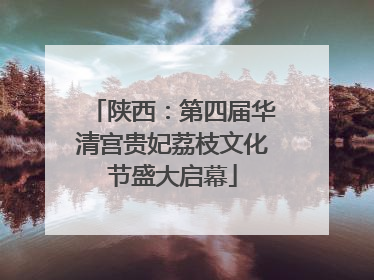 陕西：第四届华清宫贵妃荔枝文化节盛大启幕