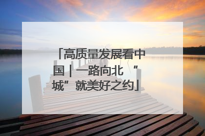 高质量发展看中国｜一路向北 “城”就美好之约